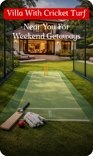 Villa With Cricket Turf